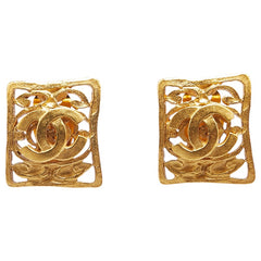 シャネル ヴィンテージ ココマーク イヤリング ゴールド メッキ レディース CHANEL 【中古】