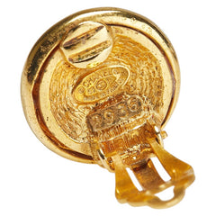 シャネル ヴィンテージ ココマーク ラウンド イヤリング ゴールド メッキ レディース CHANEL 【中古】