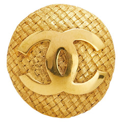 シャネル ヴィンテージ ココマーク ブローチ ゴールド メッキ レディース CHANEL 【中古】