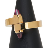 カルティエ メノット ガーネット リング 指輪 ♯54 ゴールド K18PG ピンクゴールド レディース CARTIER 【中古】