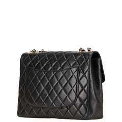 シャネル マトラッセ30 ココマーク チェーン ショルダーバッグ ハンドバッグ ブラック ラムスキン レディース CHANEL 【中古】