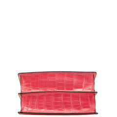 グッチ デュオニュソス クロコダイル ハンドバッグ ショルダーバッグ 2WAY 446869 ピンク レザー レディース GUCCI 【中古】