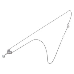 ルイ ヴィトン K18WG ホワイトゴールド ダイヤ パンダンティフアクトV ペンダントネックレス レディース LOUIS VUITTON 【中古】