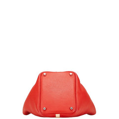 エルメス ピコタンロックタッチPM ハンドバッグ ルージュトマト ローズエグランタイン トリヨンクレマンス ヴォースイフト レディース HERMES 【中古】