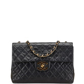 シャネル マトラッセ ココマーク チェーン ショルダーバッグ ハンドバッグ ブラック ラムスキン レディース CHANEL 【中古】