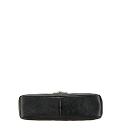 シャネル シェブロン ココマーク チェーン ショルダーバッグ ブラック キャビアスキン レディース CHANEL 【中古】