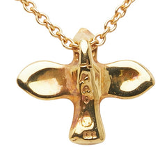 ティファニー バード クロス ネックレス K18YG イエローゴールド レディース TIFFANY&Co. 【中古】