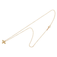 ティファニー バード クロス ネックレス K18YG イエローゴールド レディース TIFFANY&Co. 【中古】