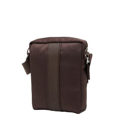 エルメス アカプルコ バンドリエールPM 斜め掛け ショルダーバッグ ポシェット ブラウン トワルシェブロン レザー レディース HERMES 【中古】