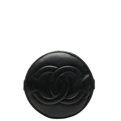 シャネル マトラッセ チェーン ショルダーバッグ ブラック ラムスキン レディース CHANEL 【中古】