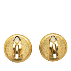 シャネル ヴィンテージ ココマーク イヤリング ゴールド ブラック メッキ レディース CHANEL 【中古】