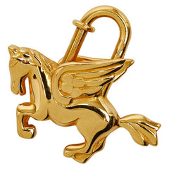 エルメス ペガサス カデナ チャーム ゴールド メッキ レディース HERMES 【中古】