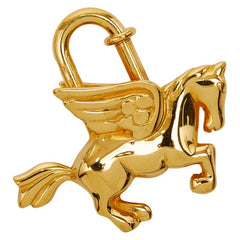 エルメス ペガサス カデナ チャーム ゴールド メッキ レディース HERMES 【中古】