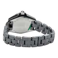シャネル J12 33MM 12Pルビー 腕時計 H1634 クオーツ ブラック文字盤 ステンレススチール ブラックセラミック レディース CHANEL 【中古】