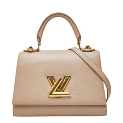 ルイ ヴィトン ツイスト ワンハンドルPM ハンドバッグ ショルダーバッグ 2WAY グレージュ トリヨンレザー レディース LOUIS VUITTON 中古