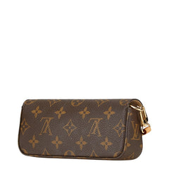 ルイ ヴィトン モノグラム ポシェット ラグーン メガネ サングラスケース M60008 ブラウン PVC レザー レディース LOUIS VUITTON 【中古】