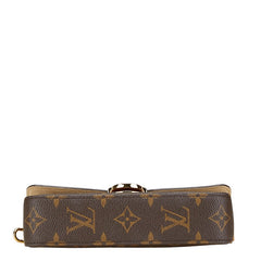 ルイ ヴィトン モノグラム ポシェット ラグーン メガネ サングラスケース M60008 ブラウン PVC レザー レディース LOUIS VUITTON 【中古】