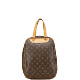 ルイ ヴィトン モノグラム エクスキュルシオン ハンドバッグ M41450 ブラウン PVC レザー レディース LOUIS VUITTON 【中古】