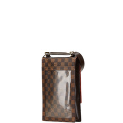 ルイ ヴィトン ダミエ ポートベロー 斜め掛け ショルダーバッグ N45271 ブラウン PVC レザー レディース LOUIS VUITTON 【中古】