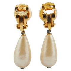 シャネル ココマーク パール イヤリング ゴールド ホワイト メッキ レディース CHANEL 【中古】