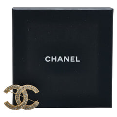 シャネル ヴィンテージ ココマーク ラインストーン ブローチ ゴールド メッキ レディース CHANEL 【中古】