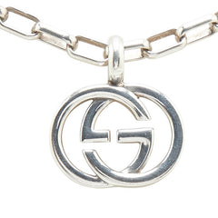 グッチ インターロッキングG ネックレス SV925 シルバー メンズ GUCCI 【中古】