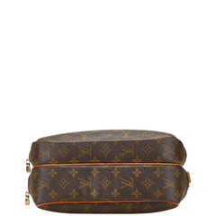 ルイ ヴィトン モノグラム リポーターPM 斜め掛け ショルダーバッグ M45254 ブラウン PVC レザー レディース LOUIS VUITTON 【中古】
