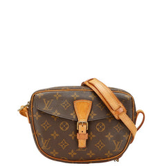 ルイ ヴィトン モノグラム ジュヌフィーユMM 斜め掛け ショルダーバッグ M51226 ブラウン PVC レザー レディース LOUIS VUITTON 【中古】
