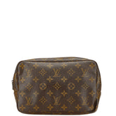 ルイ ヴィトン モノグラム トゥルース トワレット23 セカンドバッグ クラッチバッグ M47524 ブラウン PVC レディース LOUIS VUITTON 【中古】