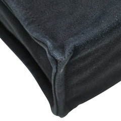 エルメス フールトゥMM トートバッグ ハンドバッグ ブラック グレー キャンバス レディース HERMES 【中古】