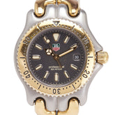 タグホイヤー セル プロフェッショナル 腕時計 S95.215 クオーツ グレー文字盤 ステンレススチール メッキ レディース TAG HEUER 【中古】