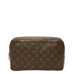 ルイ ヴィトン モノグラム トゥルーストワレット28 セカンドバッグ クラッチバッグ M47522 ブラウン PVC レディース LOUIS VUITTON 【中古】