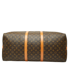 ルイ ヴィトン モノグラム キーポル バンドリエール60 ボストンバッグ ショルダーバッグ 2WAY M41412 ブラウン PVC レザー レディース LOUIS VUITTON 【中古】