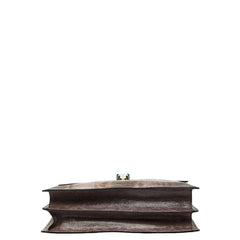 ブルガリ セルペンティ フォーエバー チェーン ワンショルダーバッグ ピンク ブラウン パイソン レザー レディース BVLGARI 【中古】