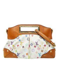 ルイ ヴィトン モノグラム マルチカラー ジュディGM ハンドバッグ チェーン ショルダーバッグ 2WAY M40253 ブロン ホワイト PVC レザー レディース LOUIS VUITTON 【中古】