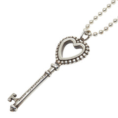 ティファニー ハートキー ネックレス SV925 シルバー レディース TIFFANY&Co. 【中古】