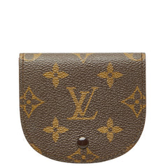 ルイ ヴィトン モノグラム ポルトモネ グゼ コインケース 小銭入れ M61970 ブラウン PVC レザー レディース LOUIS VUITTON 【中古】