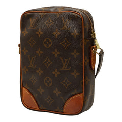 ルイ ヴィトン モノグラム ダヌーブ 斜め掛け ショルダーバッグ M45266 ブラウン PVC レザー レディース LOUIS VUITTON 【中古】