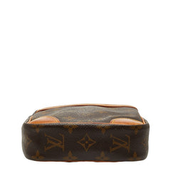 ルイ ヴィトン モノグラム ダヌーブ 斜め掛け ショルダーバッグ M45266 ブラウン PVC レザー レディース LOUIS VUITTON 【中古】