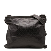 グッチ グッチシマ 斜め掛け ショルダーバッグ 201446 ブラック PVC レザー メンズ GUCCI 【中古】