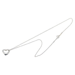 ティファニー エルサ ペレッティ オープンハート ネックレス SV925 シルバー レディース TIFFANY&Co. 【中古】