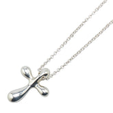 ティファニー エルサ ペレッティ クロス ネックレス SV925 シルバー レディース TIFFANY&Co. 【中古】