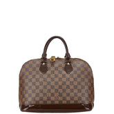 ルイ ヴィトン ダミエ アルマPM ハンドバッグ N53151 ブラウン PVC レザー レディース LOUIS VUITTON 【中古】