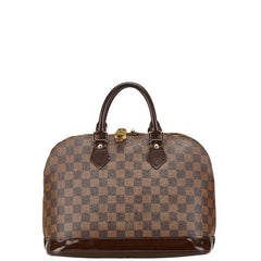 ルイ ヴィトン ダミエ アルマPM ハンドバッグ N53151 ブラウン PVC レザー レディース LOUIS VUITTON 【中古】