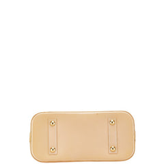 ルイ ヴィトン モノグラム ヴェルニ アルマPM ハンドバッグ M91751 ベージュプードル パテントレザー レディース LOUIS VUITTON 【中古】