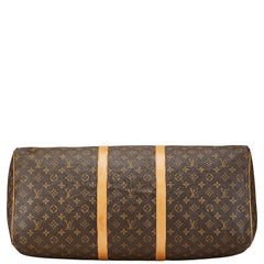 ルイ ヴィトン モノグラム キーポル60 ボストンバッグ トラベルバッグ M41422 ブラウン PVC レザー レディース LOUIS VUITTON 中古