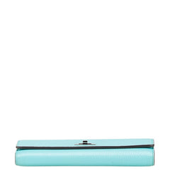 フェンディ ピーカブー 長財布 8M0427 ライトブルー レザー レディース FENDI 中古