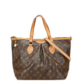 ルイ ヴィトン モノグラム パレルモPM ハンドバッグ ショルダーバッグ 2WAY M40145 ブラウン PVC レザー レディース LOUIS VUITTON 【中古】