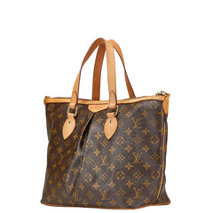 ルイ ヴィトン モノグラム パレルモPM ハンドバッグ ショルダーバッグ 2WAY M40145 ブラウン PVC レザー レディース LOUIS VUITTON 【中古】