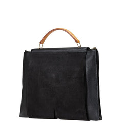 エルメス プレジデント トートバッグ ブラック グリーン リザード ヴォーグレネ ドブリス レディース HERMES 【中古】